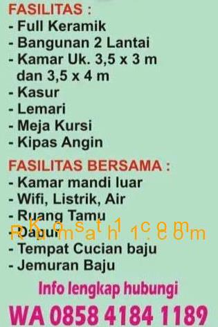 Foto Kost di Kemijen, Semarang Timur, Id 4199